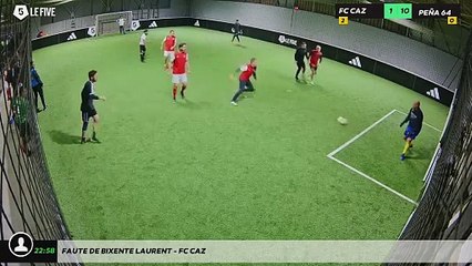 Faute de Bixente Laurent - FC CAZ