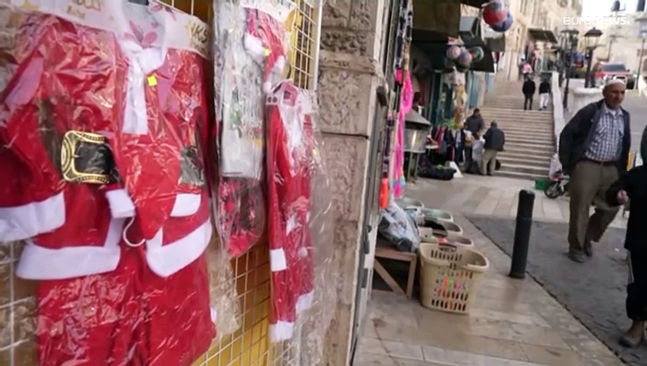 فيديو: في ظل الحرب على غزة... احتفالات ملغية وموسم أعياد ميلاد كئيب في بيت لحم مهد المسيح