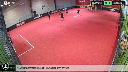 Faute de Bryan Richard - Blanche Citron H23