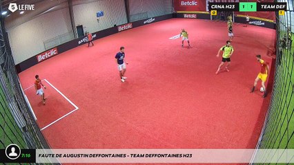 Faute de Augustin Deffontaines - Team Deffontaines H23