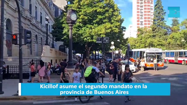 Kicillof asume el segundo mandato en la provincia de Buenos Aires
