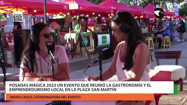 Posadas Mágica 2023 un evento que reunió la gastronomía y el emprendedurismo local en la plaza San Martín