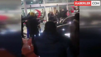 MKE Ankaragücü Başkanı Faruk Koca, hastaneden taraftarların tezahüratlarıyla çıkış yaptı