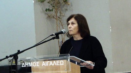 Τοποθέτηση τής Γιάννας Χριστόγλου, δημοτικής συμβούλου - απόσπασμα (βίντεο MAH05485)