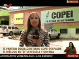 Partido COPEI respalda el diálogo entre Venezuela y Guyana