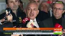 TFF Başkanı Büyükekşi, Halil Umut Meler'e yapılan saldırı sonrası konuştu: Hakemleri hedef gösteren herkes bu aşağılık suçun ortağıdır