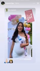 Ángel Tejeda y su esposa celebran baby shower