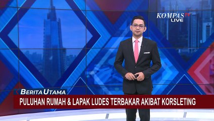 Puluhan Rumah dan Lapak Barang Bekas di Pancoran Jaksel Ludes Terbakar!