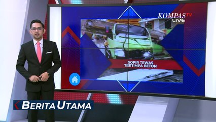 Sopir Truk Tewas Tertimpa Beton, Keluarga Korban Histeris!