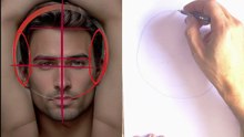 Complete Shading Process of a Face in Real Time, Pencil Drawing step by step