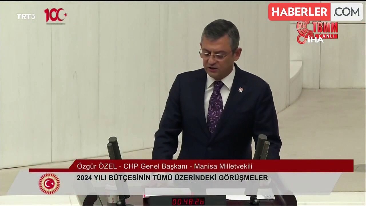 CHP Genel Başkanı Özel: "Hedef ilk 10 ekonomi içine girmekken ülkenin ilk 20 ekonomi içinde tutunmaya çalıştığı bir süreci yaşıyoruz"