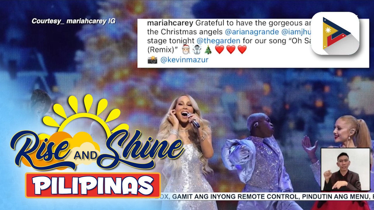 TALK BIZ | Music icons na sina Mariah Carey, Ariana Grande, at Jennifer Hudson, nag-unite para sa isang performance