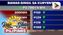 Bawas-singil sa kuryente, ipatutupad ng Meralco ngayong Disyembre