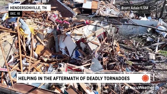 Volunteers rally to help in the aftermath of deadly tornadoes in Tennessee