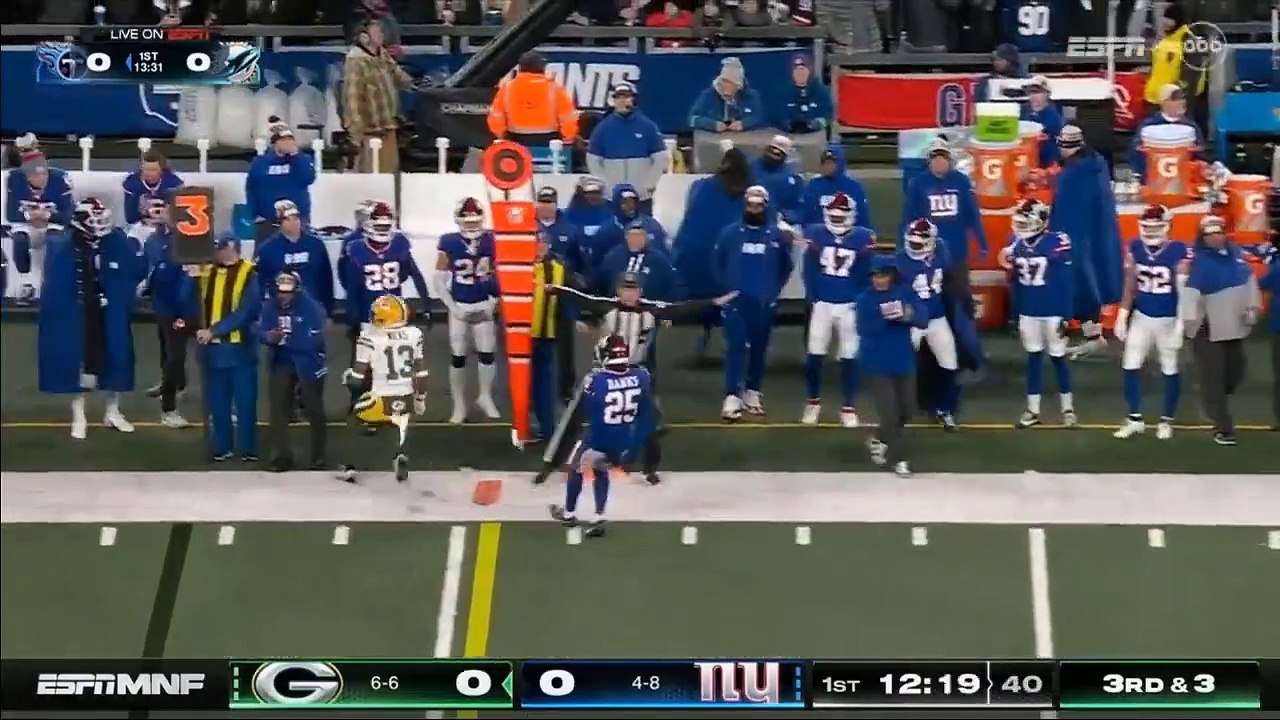 New York Giants vs. Green Bay Packers Full Highlights 1st QTR _ NFL Week 14_ 2023