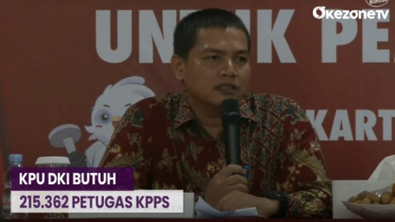 KPU DKI Butuh 215.362 Petugas KPPS untuk Pemilu 2024