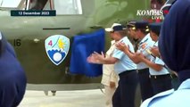 Momen Menhan Prabowo Subianto Serahkan 5 Pesawat NC212i ke TNI AU