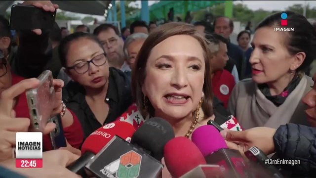 Xóchitl Gálvez criticó el apoyo del presidente López Obrador a Claudia Sheinbaum