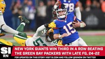 Giants Stun the Packers With Late Field Goal