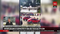 Despliegan a elementos de la Guardia Nacional en Texcaltitlán, Estado de México