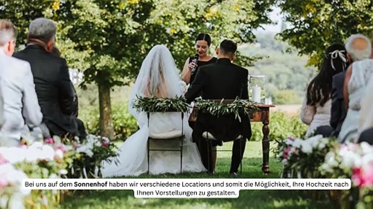 Romantische Hochzeiten auf dem Sonnenhof