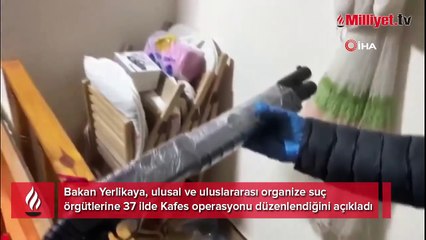 İçişleri Bakanlığı'ndan 37 ilde eş zamanlı Kafes operasyonu