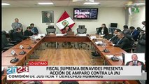 Patricia Benavides presenta acción de amparo contra la Junta Nacional de Justicia