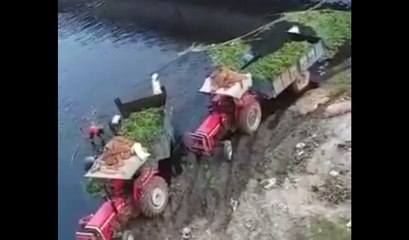 नदी के गंदे पानी से धुल के आता है आपके घर में हरा साग, विश्वास ना हो तो देखें वीडियो