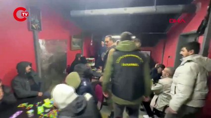 Kağıthane'de çatı katına tombala baskını