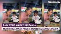 Asyiknya Keluarga Baim Wong Berburu Kuliner di Kota Yogyakarta, Makan Nasi Kucing Pinggir Jalan