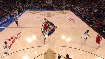 Ingram pulls up at the logo, laces buzzer-beater