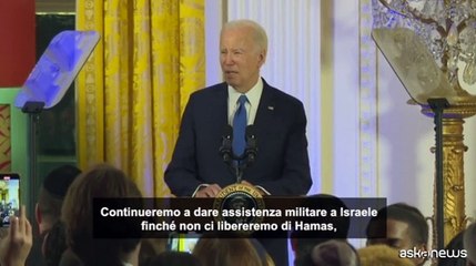Biden: aiuti militari ad Israele finch? non ci libereremo di Hamas