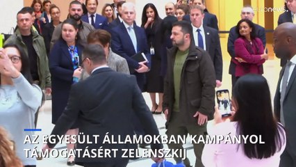 Az Egyesült Államokban kampányol Zelenszkij támogatásért