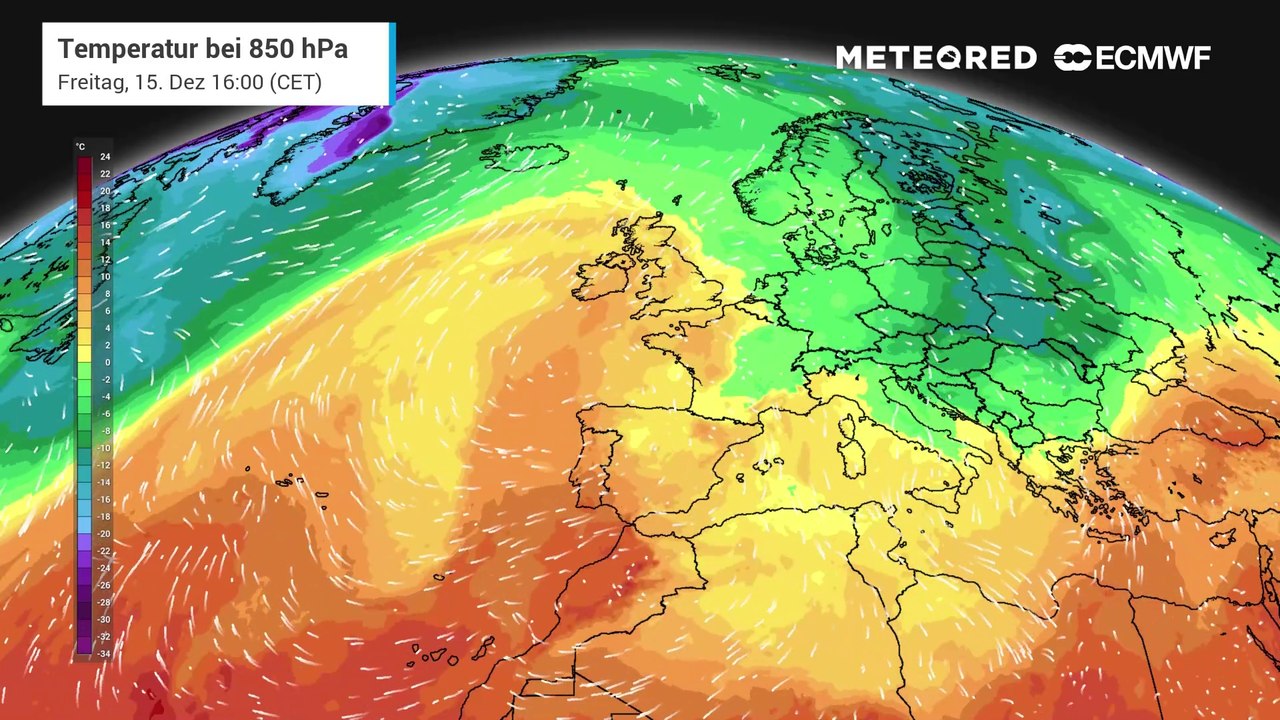Milde Höhenluftmassen strömen nach Deutschland! So wird das nichts mit Winterwetter!