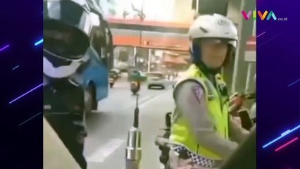 CEKCOK! Polisi Tilang Relawan Ambulans Saat Bawa Pasien