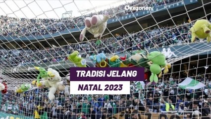 Télécharger la video: Tradisi Unik Suporter Real Betis Sambut Natal, Bikin Hujan Boneka di Laga Lawan Real Madrid