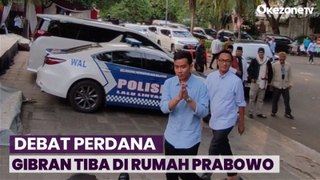 Jelang Debat Perdana, Gibran Rakabuming Raka Tiba di Kediaman Prabowo