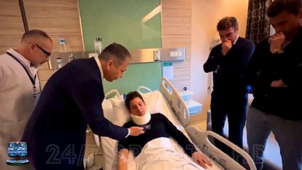 Hospital Update: Turkish Referee Who Punched by Team President Battered and Bruised in Neck Brace
