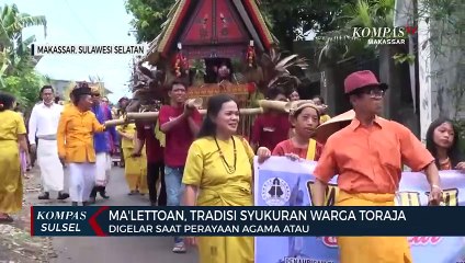 Ma'lettoan, Tradisi syukuran warga Toraja