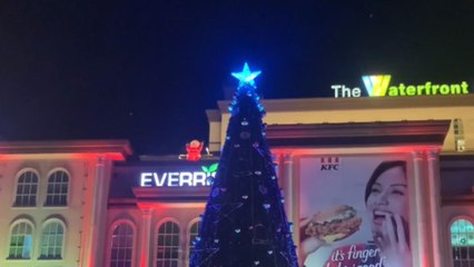 Nearly 2500 people gather to witness the marvelous lighting up of Christmas Tree