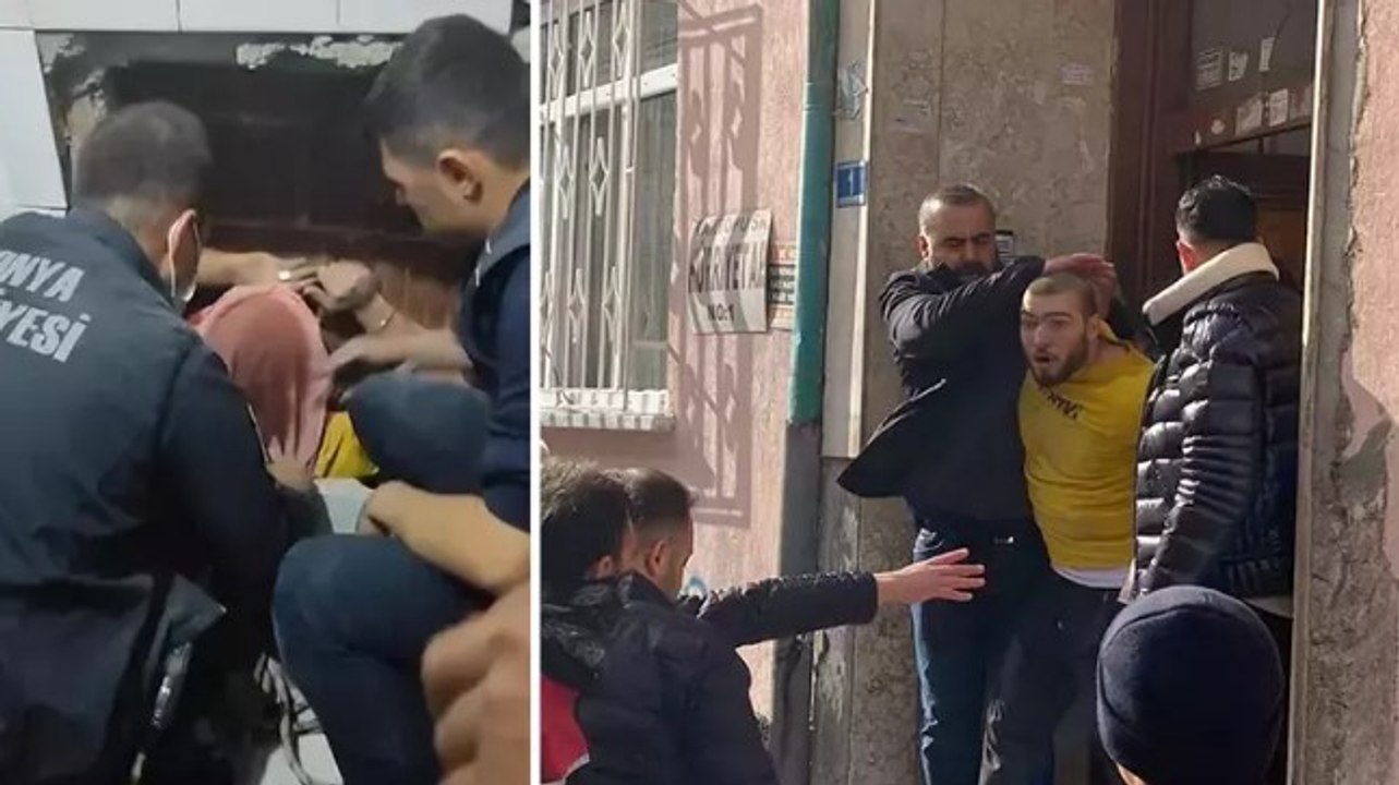 Polisten kaçmak isterken havalandırma boşluğunda sıkıştı