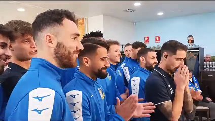 Así ha celebrado la Arandina su emparejamiento con la Arandina en la Copa del Rey