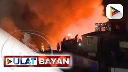 Higit 100 na bahay sa Happyland sa Tondo, Manila, nilamon ng apoy