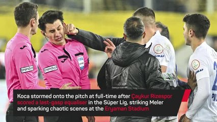 Three arrested after Turkish referee assaulted