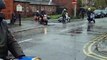 Dozens of mods rev up their scooters to make dream come true for pensioner at Wigan borough care home