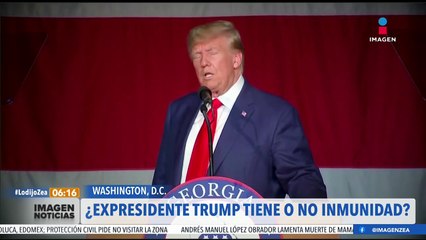 Fiscal pide a la Suprema Corte que informe si Trump tiene alguna inmunidad