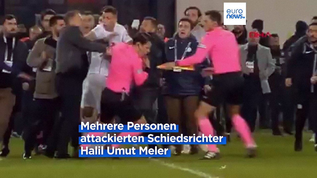Attacke auf Schiedsrichter: Empörung nach Faustschlag in türkischer SüperLig