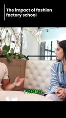 the impact of fashion factory school ⏳  #womens #billionaire