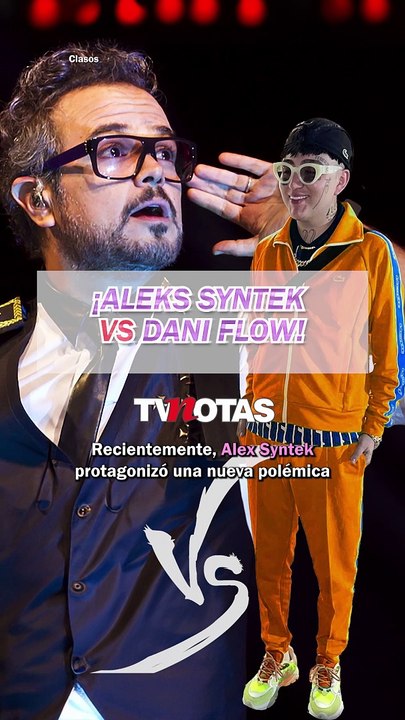 ¡Aleks Syntek y Dani Flow protagonizan tremenda polémica!