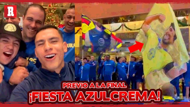 ¡FIESTA AZULCREMA! Aficionados del América en la serenata previa a la Gran Final de la Liga MX